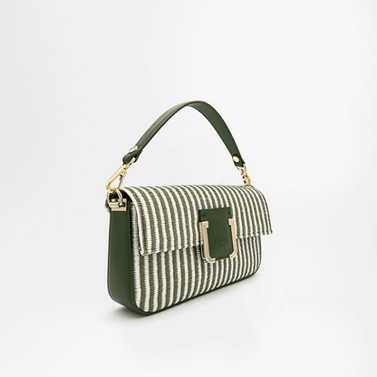 MIMÌ RIVA PAGLIA - Verde Oliva / Bianco