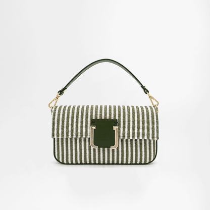 MIMÌ RIVA PAGLIA - Verde Oliva / Bianco