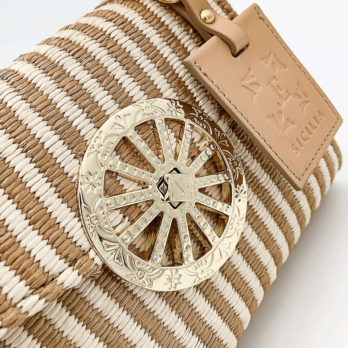 SOFIA SMALL RIVA - Corda/Naturale
