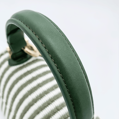 SOFIA SMALL RIVA - Verde Oliva/Bianco