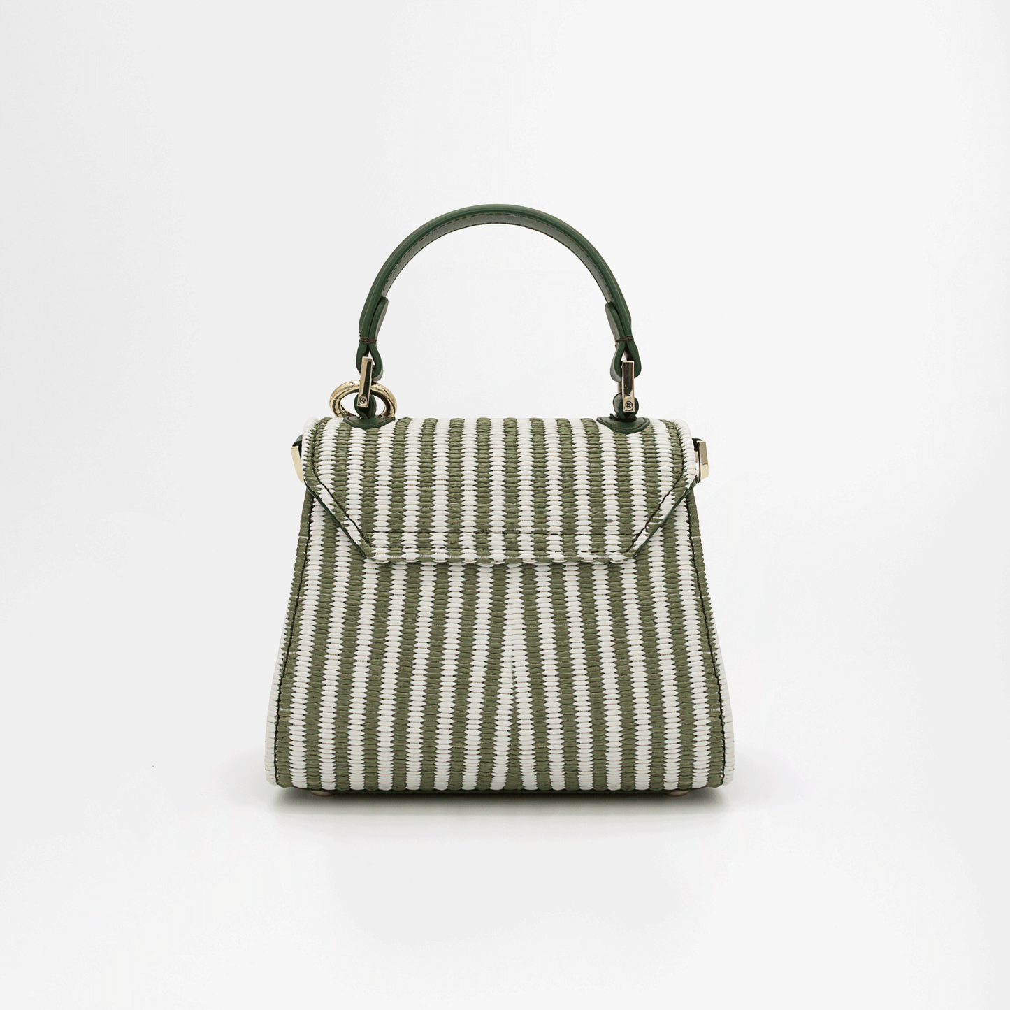 SOFIA SMALL RIVA - Verde Oliva/Bianco