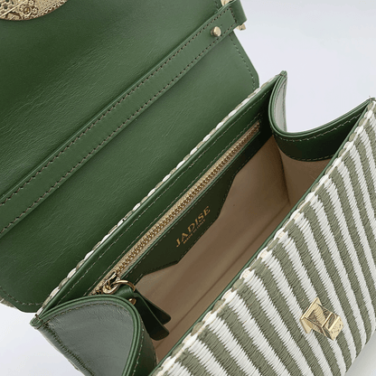 SOFIA BIG RIVA - Verde Oliva / Bianco