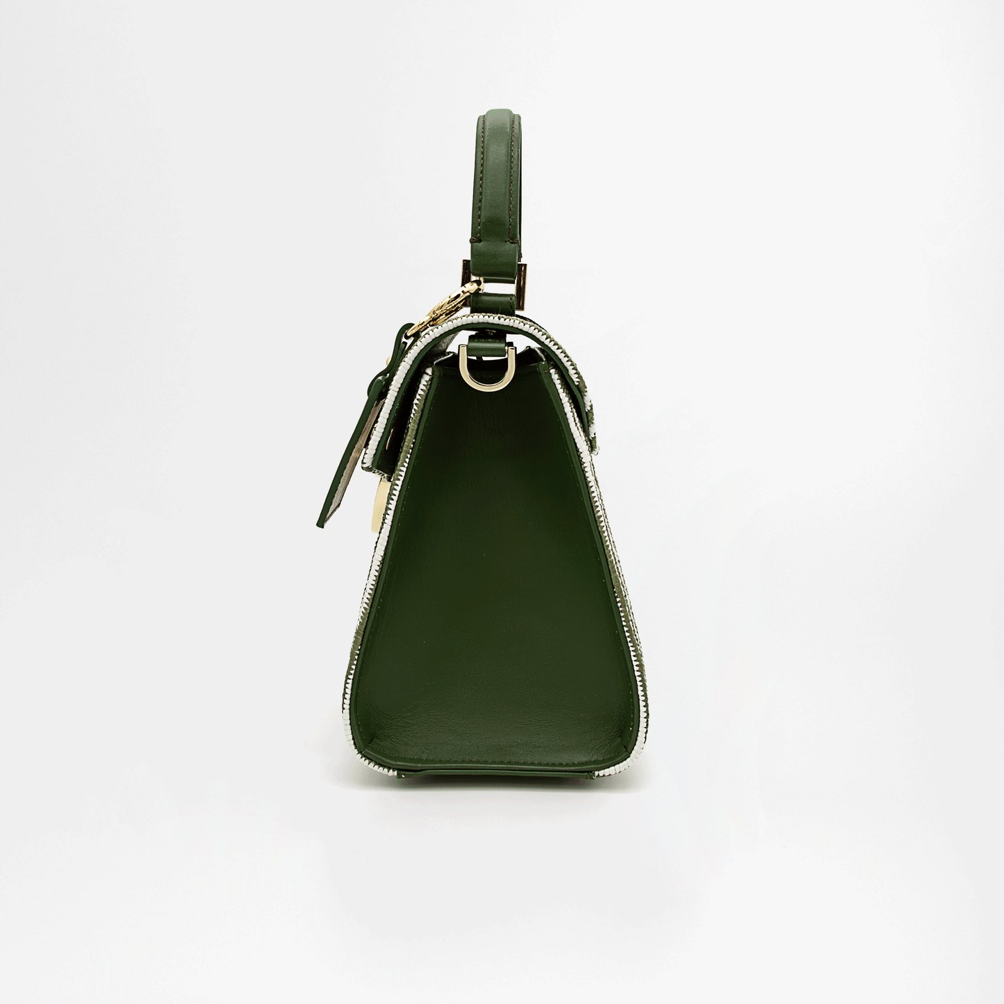 SOFIA BIG RIVA - Verde Oliva / Bianco