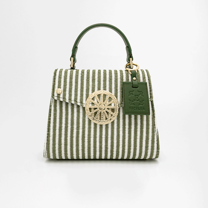 SOFIA BIG RIVA - Verde Oliva / Bianco